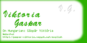viktoria gaspar business card